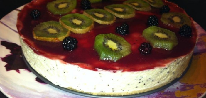 Bavarois Kiwi insert Framboise